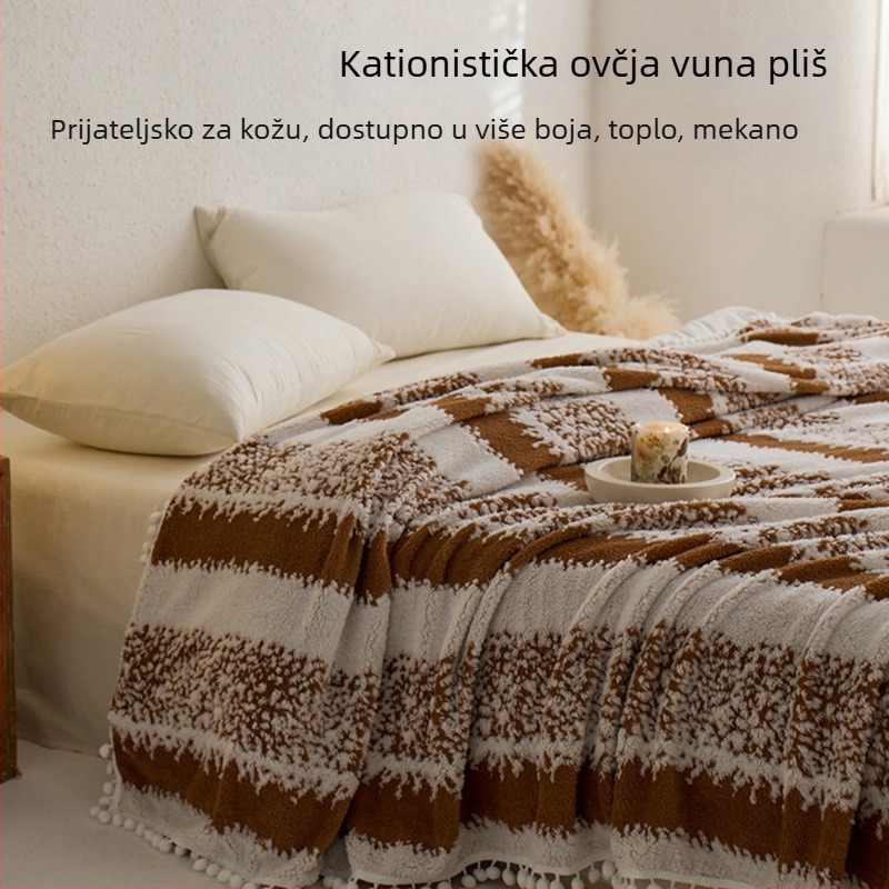 Deka u japanskog stila vuneno-kašmir materijala, poliester materijal, težina 200 g, zima