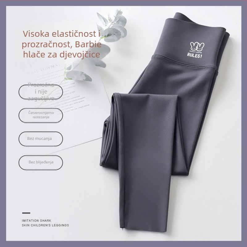 Dječje tajice s motivom žraloka, korejski stil, visoki pojas, najlon materijal, pogodno za dob 3–8 godina