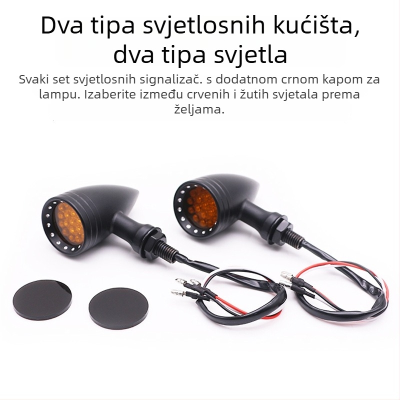 LED pokazivač smjera motocikla, aluminijsko kućište, HP-Z006, 10W, 12V