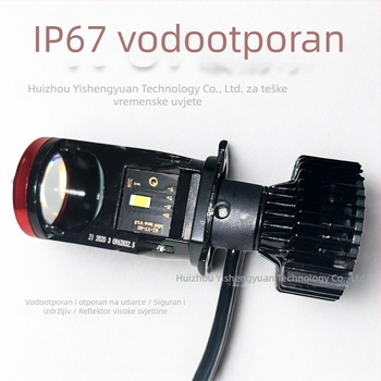 Auto LED prednje svjetlo H4, Y7D-H4, visoka snaga, avionski aluminij, 60W, 12–24V, IP67, vijek trajanja 50.000 h
