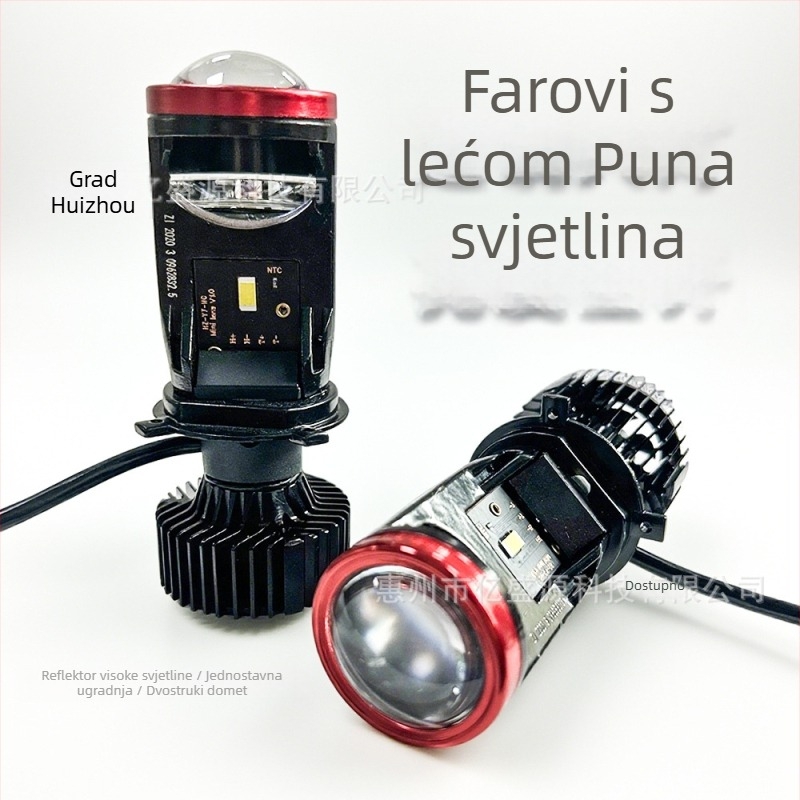 Auto LED prednje svjetlo H4, Y7D-H4, visoka snaga, avionski aluminij, 60W, 12–24V, IP67, vijek trajanja 50.000 h