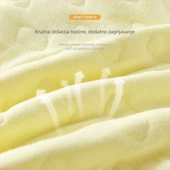 Dječje pamučne tople hlače za jesen i zimu – 100% pamuk, srednji pojas, za djecu 1–3 godine