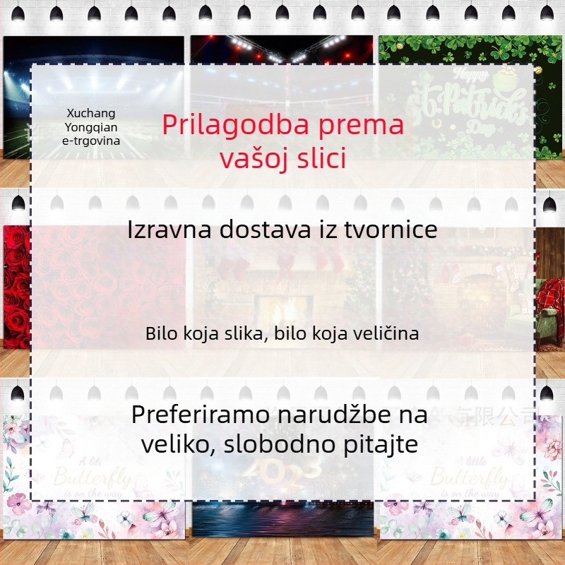 Vinil pozadina za fotografije — marka Qian, za snimanje scena, težina 150 g
