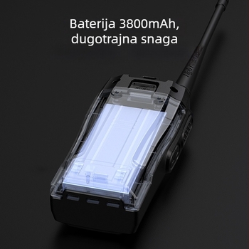 Baofeng BF-1909 prijenosna ručna radio postaja, 400-470 MHz, izlazna snaga 10 W, 16 kanala, domet 5-10 km, baterija 2800 mAh