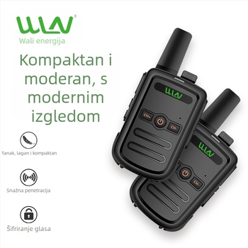 Dvosmjerna radijska postaja – potpuno uređaj, 400–480 MHz, 5 W, 16 kanala, do 3 km dometa, baterija 2800 mAh