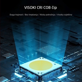 LED kamp lampica snažnim magnetskim držačem, 6W, 1200mAh punjiva, prijenosno vanjsko svjetlo