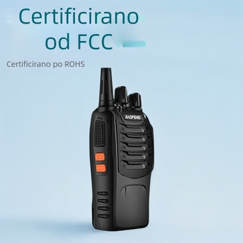 Baofeng BF-888S prijenosni dvosmjerni radio, 5W, 430–440MHz, 16 kanala, 2800 mAh, domet 3–5 km