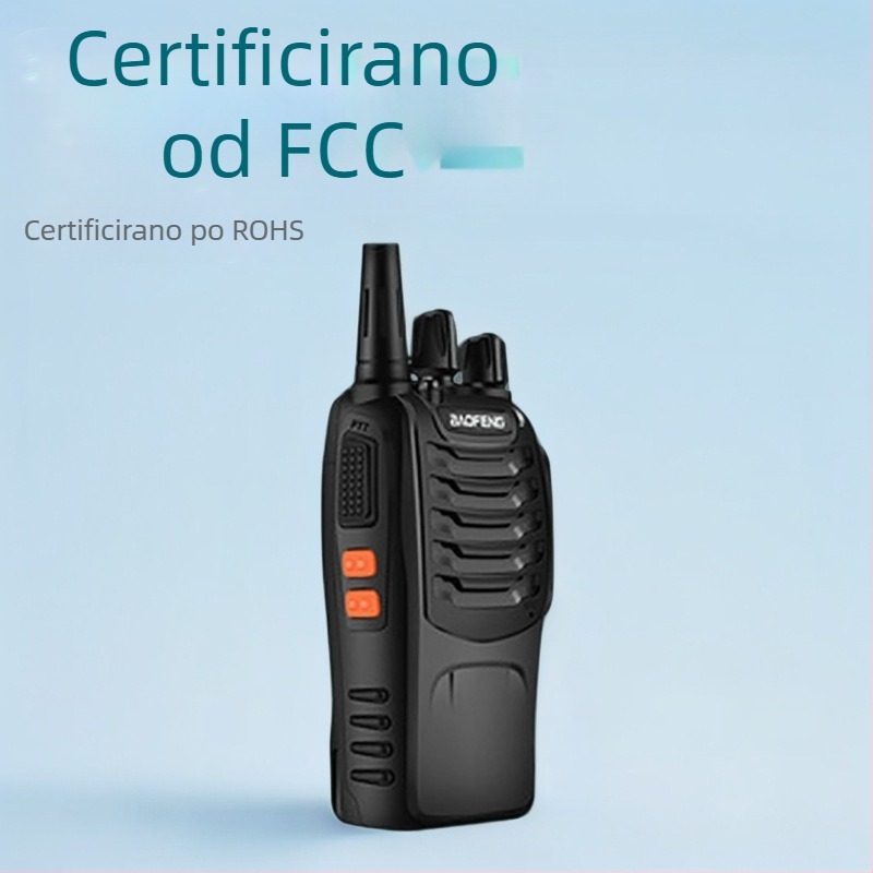 Baofeng BF-888S prijenosni dvosmjerni radio, 5W, 430–440MHz, 16 kanala, 2800 mAh, domet 3–5 km
