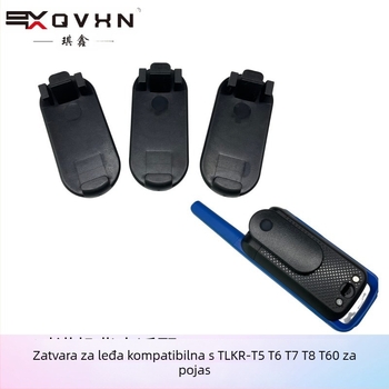 Stražnji klip za walkie-talkie na motocikl – Kompatibilno s TLKR-T5/T6/T7/T8/T60 – Univerzalni nosač