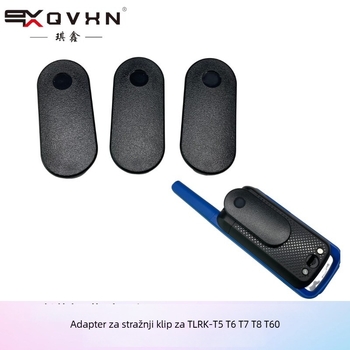 Stražnji klip za walkie-talkie na motocikl – Kompatibilno s TLKR-T5/T6/T7/T8/T60 – Univerzalni nosač