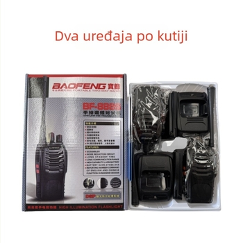 Baofeng BF-888S ručni radio - 400-470 MHz, 5W, 16 kanala, 13000 mAh, anti-smetnje