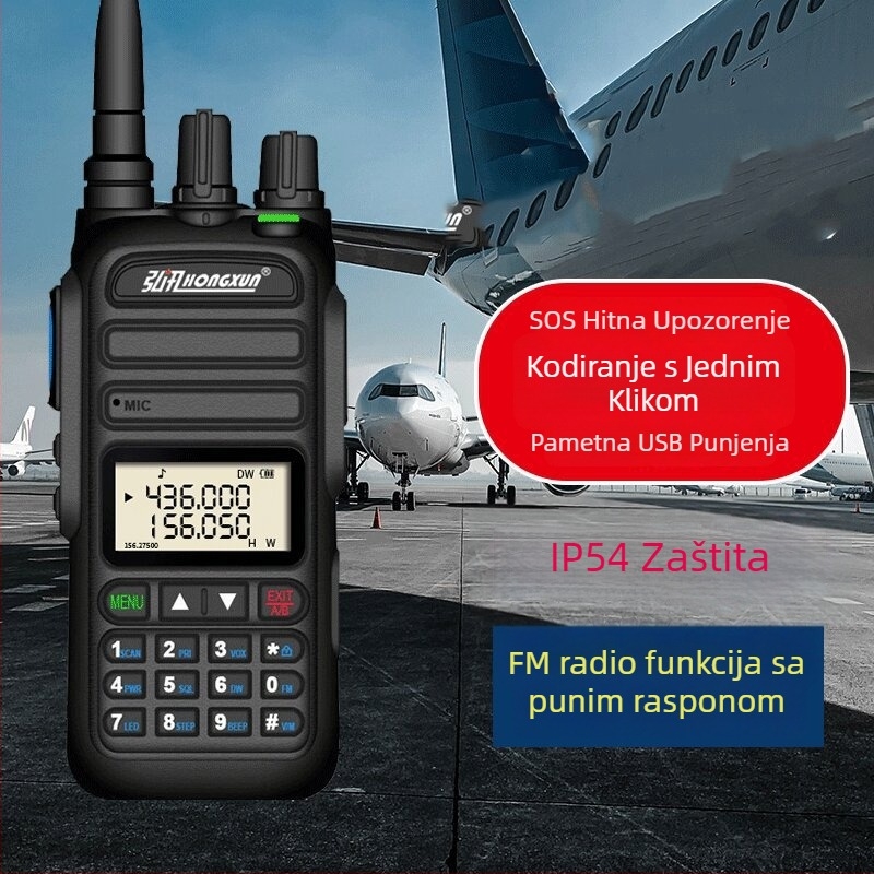 Walkie-Talkie, višenamjenski, Li-ion baterija 6800 mAh