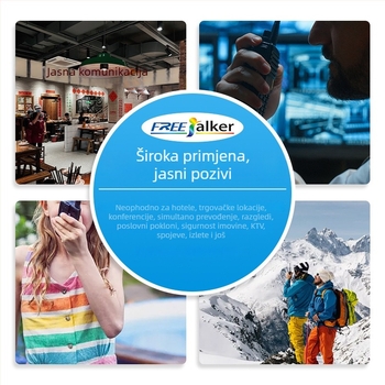 Dječji pametni walkie-talkie | 8–10 kanala, 400–470 MHz, <0,5 W, domet 1,5–3 km, napajanje 4,5 V