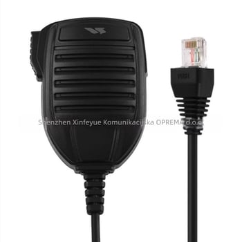 MH-67A8J automobilni mikrofon, kabel s 8 vodiča, kompatibilan s VX-2100/VX-2500/VX-2508/VX-2208 i drugim automobilskim mikrofonima s 8 vodiča, bez baterije, zaštita od smetnji, domet 1.5–3 km
