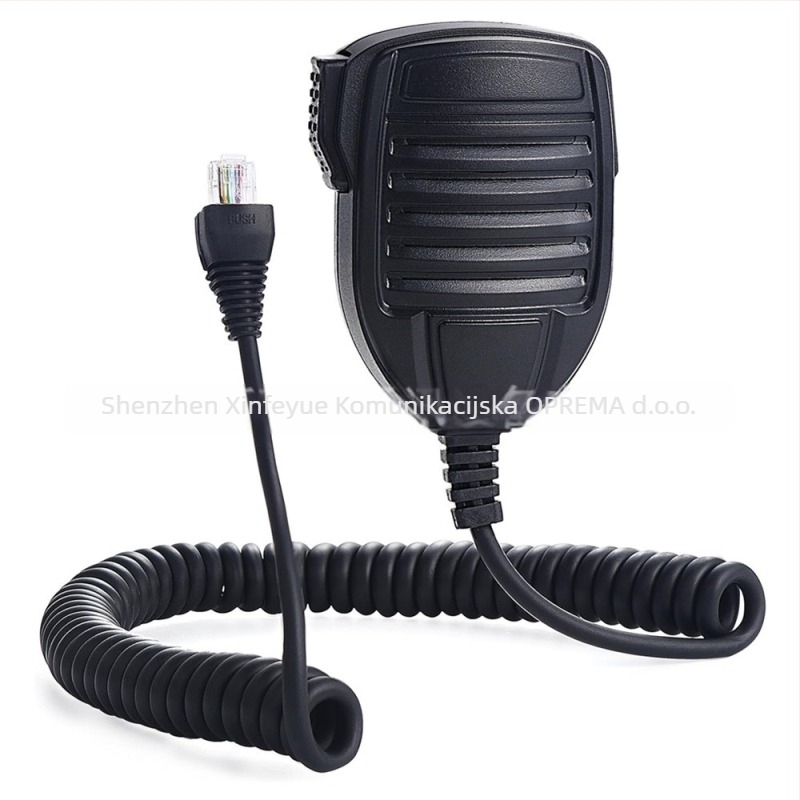 MH-67A8J automobilni mikrofon, kabel s 8 vodiča, kompatibilan s VX-2100/VX-2500/VX-2508/VX-2208 i drugim automobilskim mikrofonima s 8 vodiča, bez baterije, zaštita od smetnji, domet 1.5–3 km