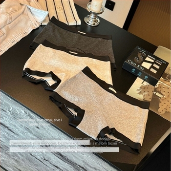 Ženske gaćice od pamuka, srednji pojas, prozračne, antibakterijske, 95–100% pamuk