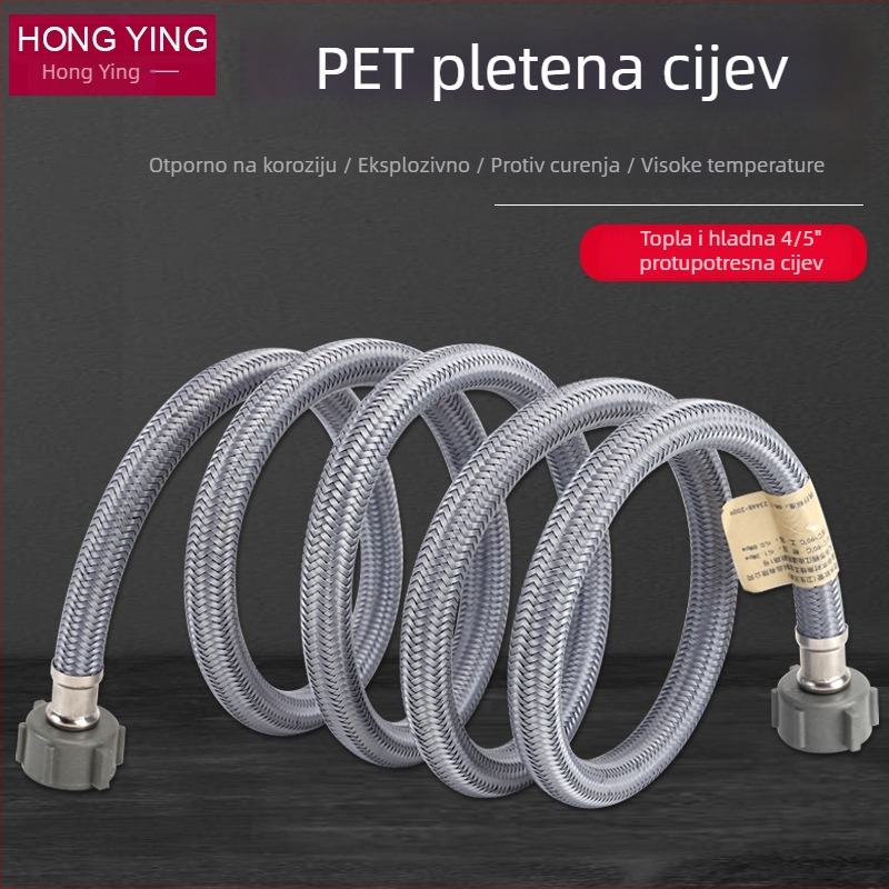 PET pleteni crijev s navojem, materijal PET, nominalni tlak 1, marka Hongying