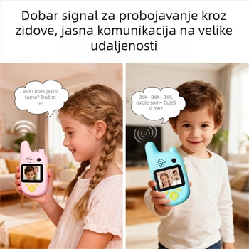 Dječji video interkom s LCD zaslonom, domet do 1,5 km, 2G mreža, litij-ionska baterija 1000 mAh