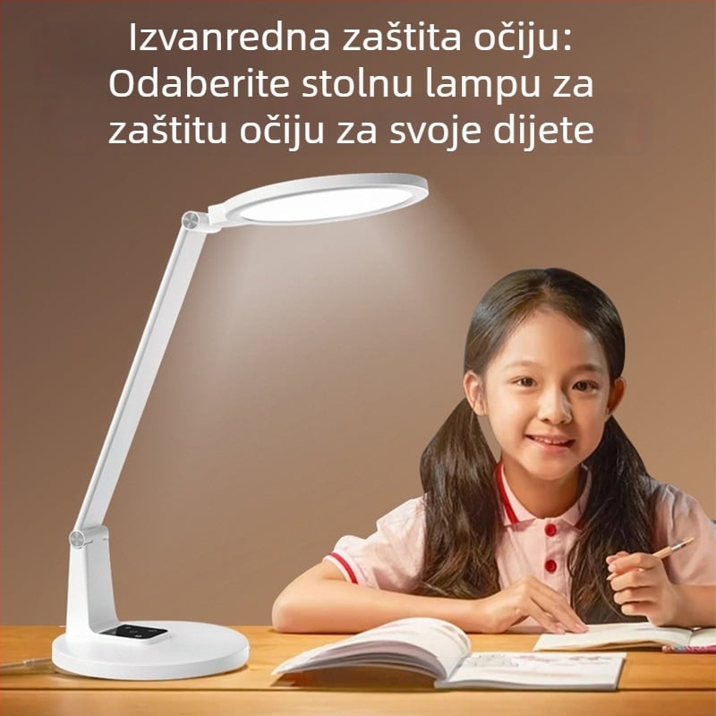 Studentska stolna lampa s zaštitom očiju, CRI ≥90, osvjetljenje klase AA, dodirni prekidač, CE certifikat, 220V