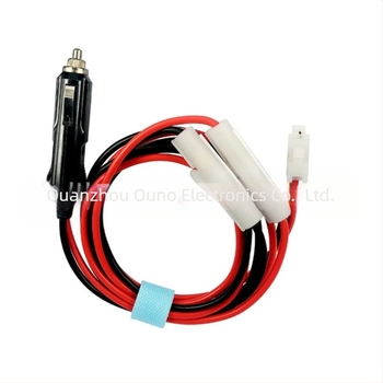 Auto kabel za napajanje za walkie-talkie, 12V, Uno, otporan na prašinu, kompatibilan Yaesu FT-1802/1807/8800, domet 1,5–3 km