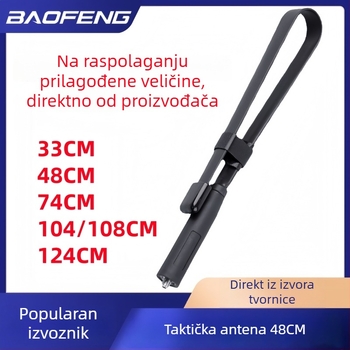 Antena za UV-5R, raspon frekvencija 3–5 km, teorijski domet 1,5–3 km, litijeva baterija, otpornost na smetnje
