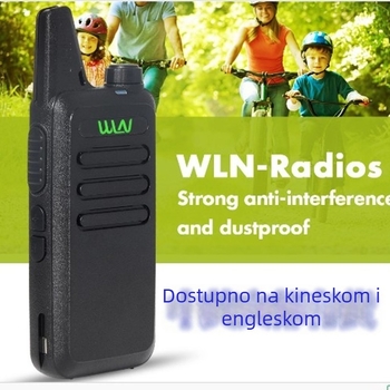 KD-C1 ručni radio (Walkie-Talkie) | 400-470 MHz | 5W | 16 kanala | domet 3-5 km | Li‑ion 1500 mAh | otporan na padove | 3.7V
