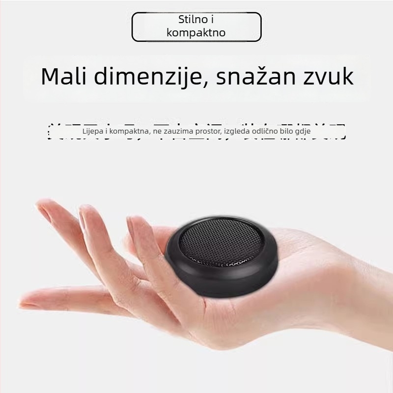 Vanjski mini zvučnik za automobilni radio, ljepilo-montaža, protiv smetnji, bez baterija, univerzalna kompatibilnost