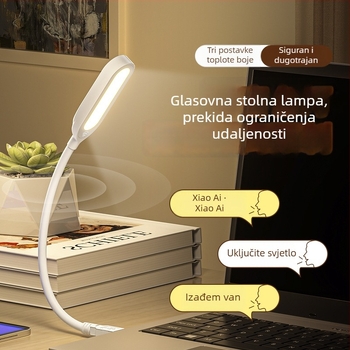 Stolna lampa s glasovnim upravljanjem – USB napajanje, LED rasvjeta, CRI ≥95, napon ≤36V, noćna svjetiljka