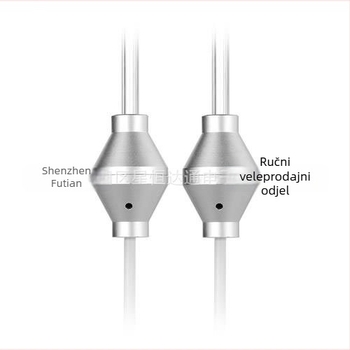 3,5 mm slušalice s mikrofonom, zaštita od zračenja, dvostruki nosač za uho, bez baterije, kabel 120 cm, impedance 8888 Ω