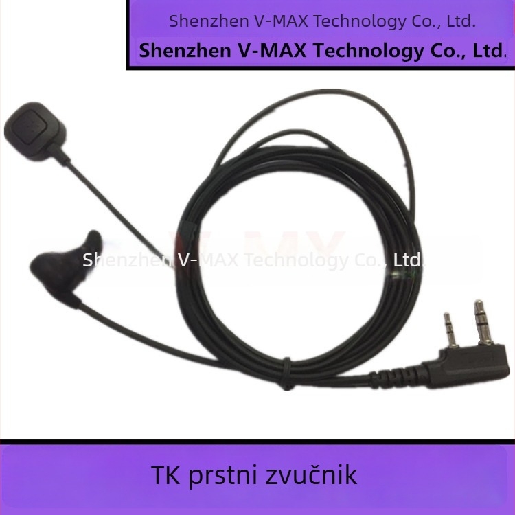 Slušalica za Motorola earbone walkie-talkie, model 88-prstna kost, kompatibilna s XIRP3688, duljina kabla 90 cm, impedancija 32 Ω, tip komunikacije: bez umetanja kartice, CP040 prilagodba