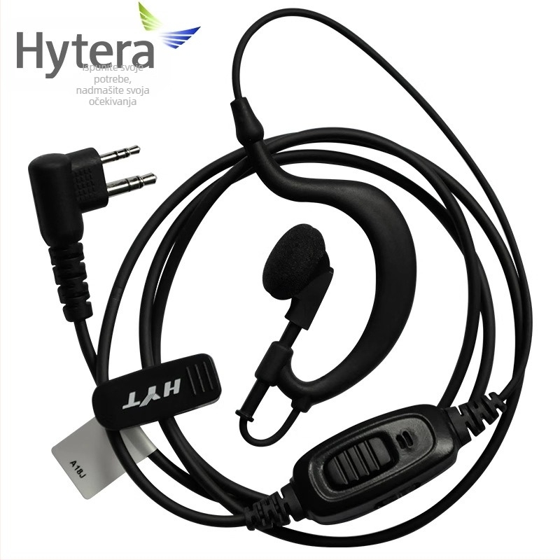 HYT Easycom 500S headset za walkie talkie, domet 5–10 km, otporno na prašinu, bez baterije, kompatibilan s TD500 PD500 TC700 TC610 BD500