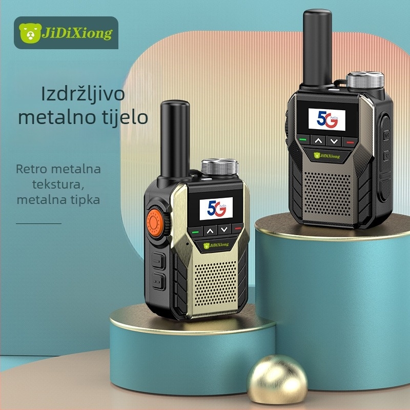 Polar Bear DS-G500 ručni radio s displejem, otporan na udarce, 5G/4G/3G/2G, doseg preko 50 km, baterija 6800 mAh