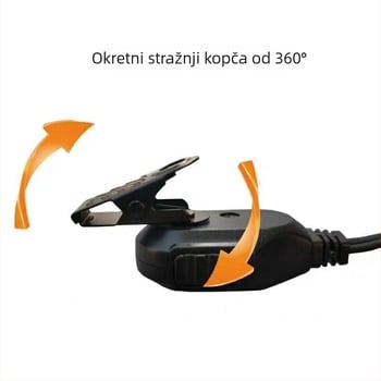 Slušalica za Walkie-Talkie za motocikl – K-Head / M-Head, bez baterije, doseg 1,5–3 km, otporno na prašinu