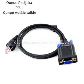 Kabel za programiranje radijske komunikacije s osmeropinskim serijskim priključkom za TK-868G/768G/TM-271A — Ouno, otporan na prašinu, domet 1,5–3 km