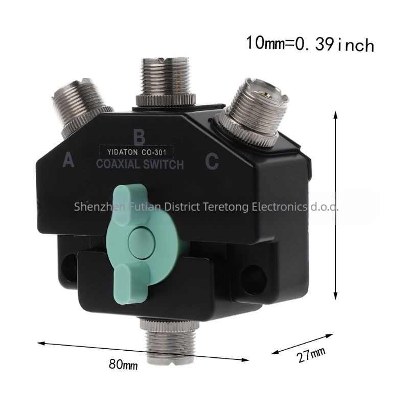 YIDATON CX310/CO301 1x3 koaksijalni antenni prekidač za vozila – kratkovalna relejna stanica