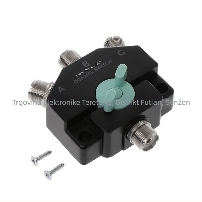 YIDATON CX310/CO301 1x3 koaksijalni antenni prekidač za vozila – kratkovalna relejna stanica