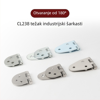 CL238-1/CL238-2/CL238-3 Kutni šarki za upravljačke ormare, od željeza i nehrđajućeg čelika, površinska obrada: vibracijsko sjajno / galvanizirano, marka: Chikai