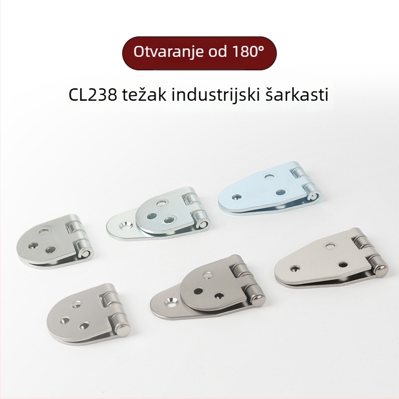 CL238-1/CL238-2/CL238-3 Kutni šarki za upravljačke ormare, od željeza i nehrđajućeg čelika, površinska obrada: vibracijsko sjajno / galvanizirano, marka: Chikai