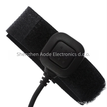 Slušalica za grlo za radijsku komunikaciju s PTT, univerzalni K konektor, otporan na prašinu, domet 1,5–3 km, bez baterija