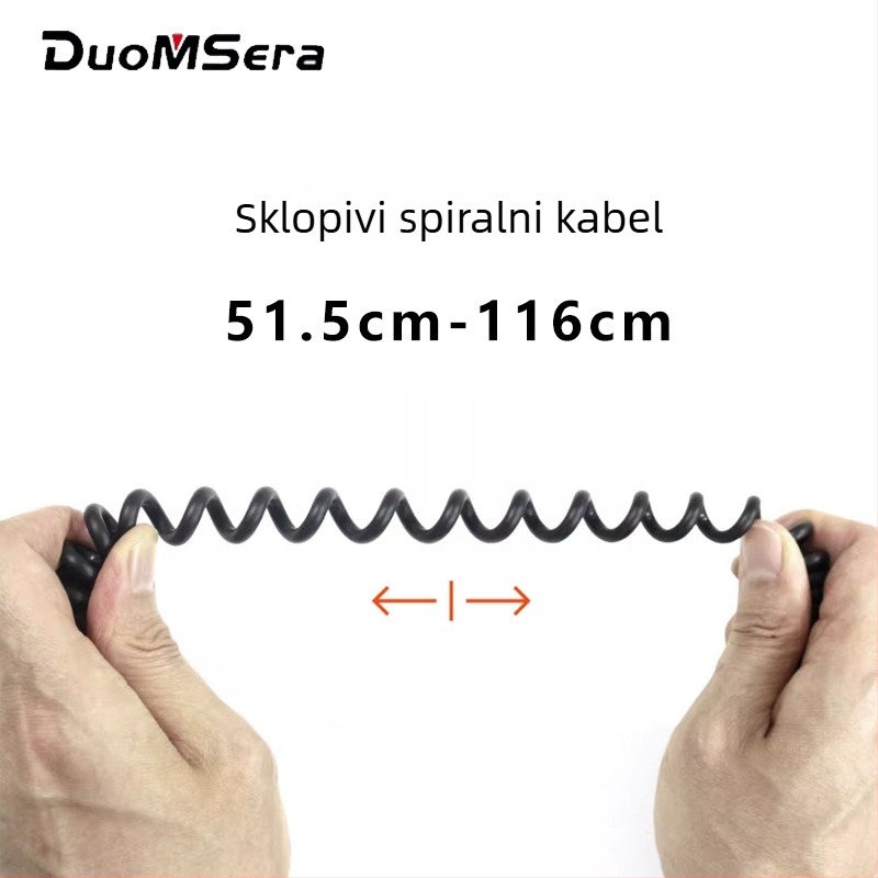 Walkie-Talkie mikrofon, ručni rameni mini K-head, domet ispod 1,5 km, impedancija 50 Ω, osjetljivost 2,5, otporan na prašinu, bez baterija