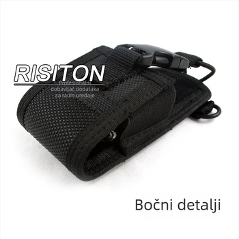 Najlonska futrola Interphone za Motorola CP1200/1300/R2/328D+/P6600 – otpornost na padove, bez baterije, domet 3–5 km