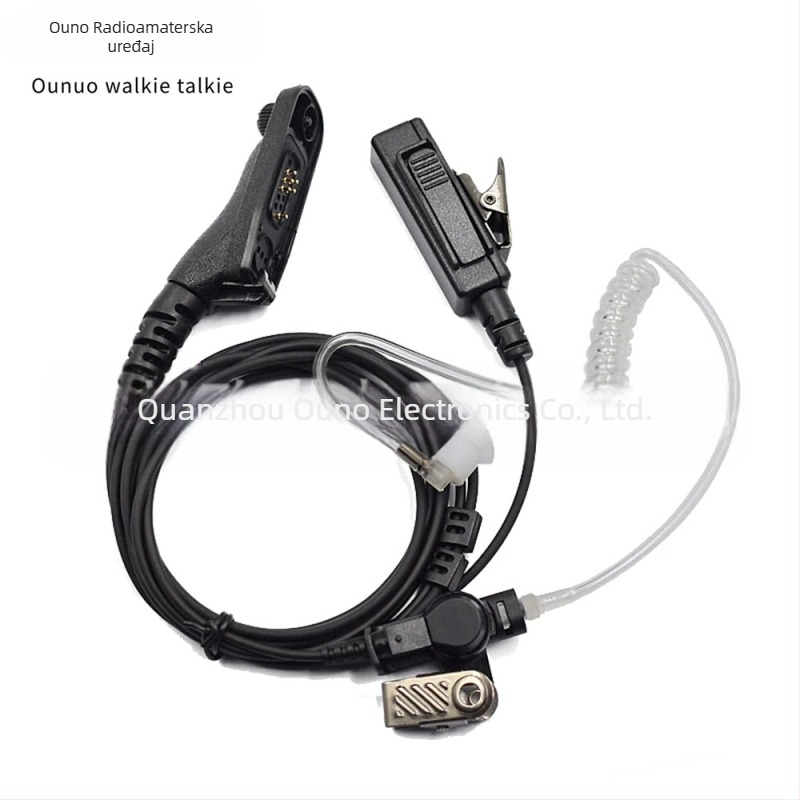 Uno slušalica za Motorola XIR P8268/8260/8668 Walkie-Talkie, dugi klip, otporan na prašinu, bez baterije, domet 1,5–3 km
