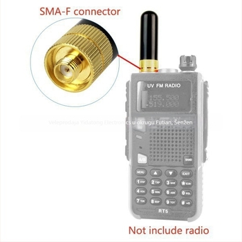 Antena SRH-805S dvostrukog segmenta za Baofeng ručni radio, 144/430 MHz, domet 3-5 km, otpornost na padanje