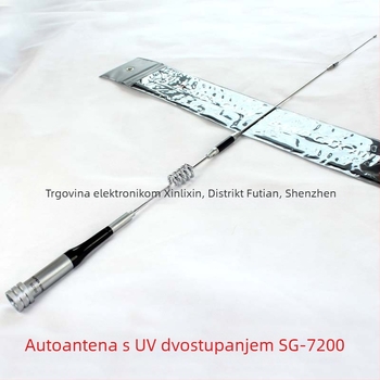 Judel SG7200 automobilna antena – 144/430 MHz, 50 Ω, zisk 3,5/6,0 dB