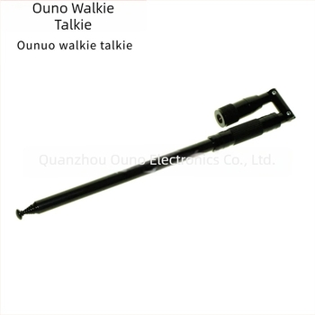 Walkie-Talkie antena, sklopiva od nehrđajućeg čelika, SMA-M, Uno, otporna na prašinu, domet 1.5–3 km