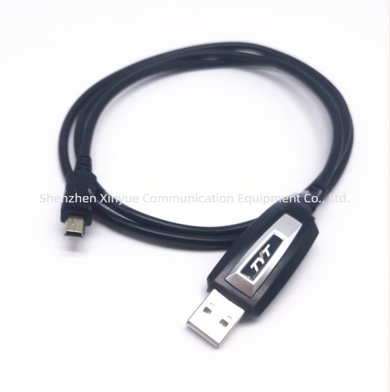 USB programski kabel za walkie-talkie TYT MD-9600, Retevis RT90 — bez baterije; domet 1,5–3 km; otporan na padove