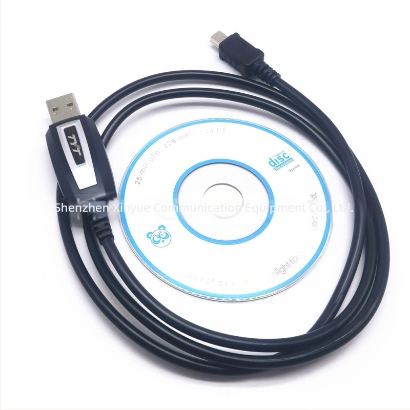 USB programski kabel za walkie-talkie TYT MD-9600, Retevis RT90 — bez baterije; domet 1,5–3 km; otporan na padove