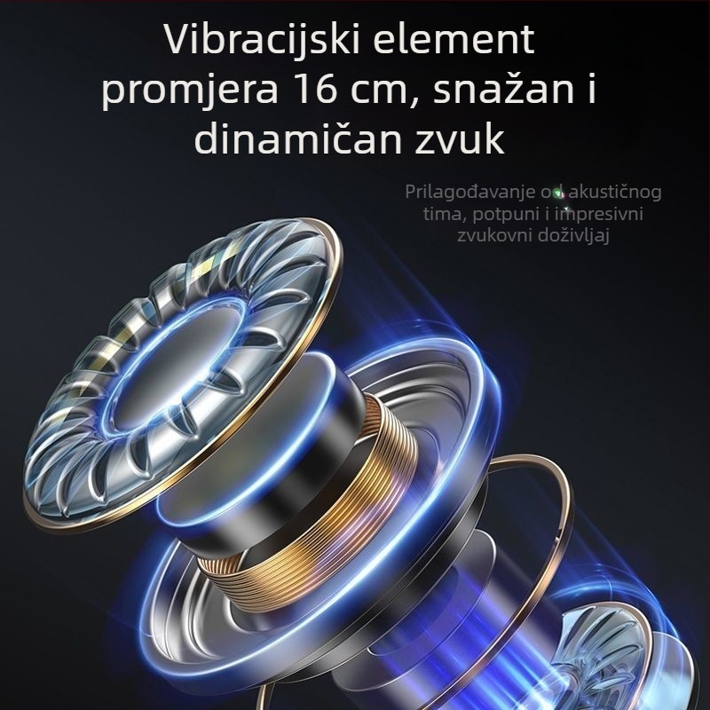 Mini kabelska slušalica za radio s Type-C priključkom – protiv smetnji, bez baterije, domet do 50 km