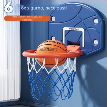 Antelope dječji tihi koš za košarku – zidni, podesiva visina, unutarnja i vanjska upotreba