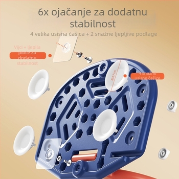 Antelope dječji tihi koš za košarku – zidni, podesiva visina, unutarnja i vanjska upotreba